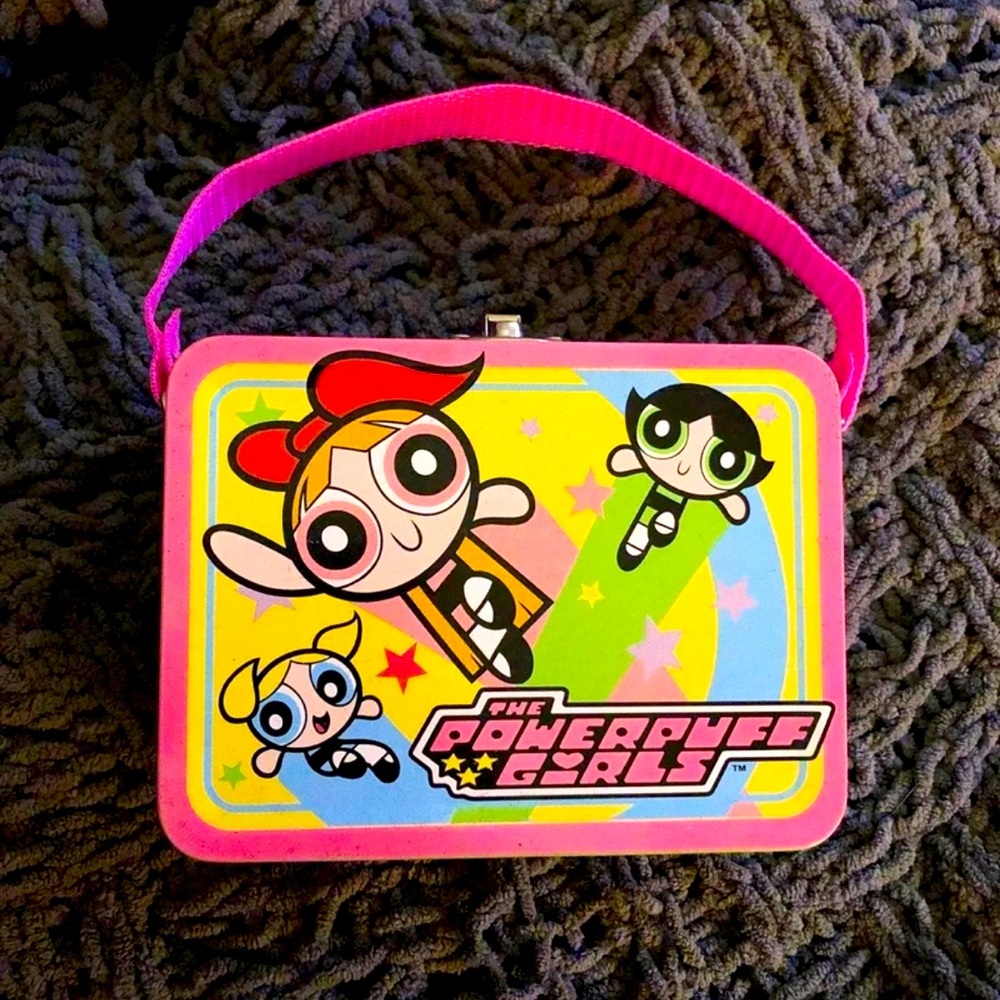 Powerpuff Girls Mini Tin Lunchbox/Purse VINTAGE